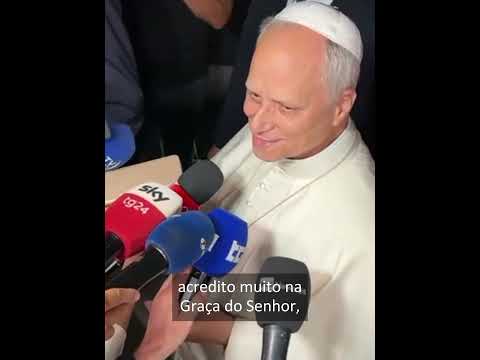 Papa Leão XIV conta como foram os seus primeiros 100 dias de Pontificado…  #papaleãoxiv #vaticano