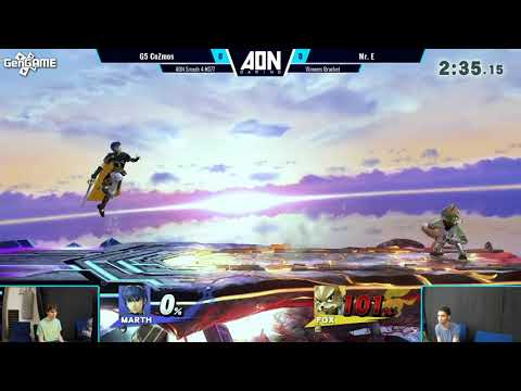 AON Smash 4 #077 Winners Bracket G5 CoZmos Vs Mr  E