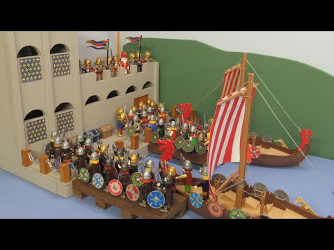 Vikings VS Franks: Ragnar in Paris! Stopmotion Playmobil!