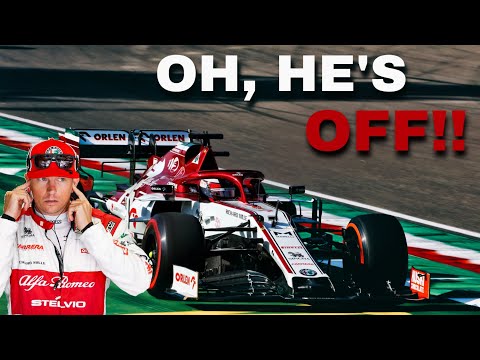 Raikkonen LIVE REACTION ON THE RADIO WHEN RUSSEL CRASHED! "Oh he's off!!" | 2020 Imola GP