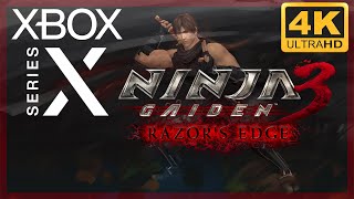 [4K] Ninja Gaiden 3 : Razor's Edge / Xbox Series X Gameplay