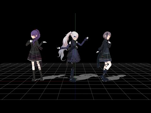 [MMD] Aishite Aishite Aishite (mirrored dance practice ver.) - Nightcord at 25:00