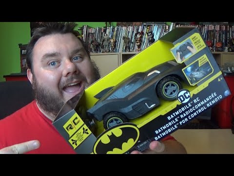 Spin Master Batmobile RC Unboxing Remote Control DC Comics Batman Toy Review