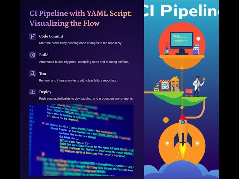 Azure & Azure Devops | How to create CI pipeline using YAML script | session 15 |