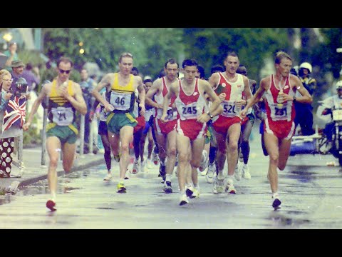 Steve Moneghetti gold Sean Quilty silver Mark Hudspith bronze Mens marathon 1994 Commonwealth Games