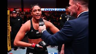 #UFCVegas122 Alice Pereira Entrevista en el Octágono
