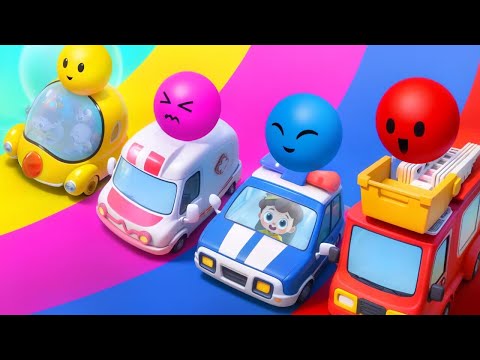 Colors Song with Cars | Transport Adventure with Colors | Nursery Rhymes & Kids Songs | BabyBus