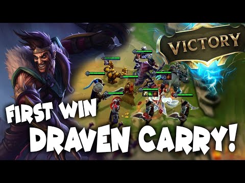 TFT DRAVEN HARD CARRY! MY FIRST EVER WIN IN TEAMFIGHT TACTICS!