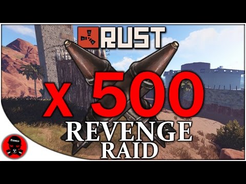 Rocket Zerging The Offline Raiders! REVENGE RAID : RUST