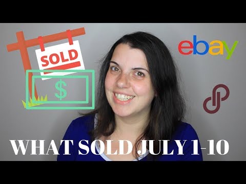 What Sold July 1-10 On Poshmark & Ebay