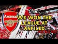We won the league at Anfield (Allez allez allez) - Arsenal Chant [WITH LYRICS]
