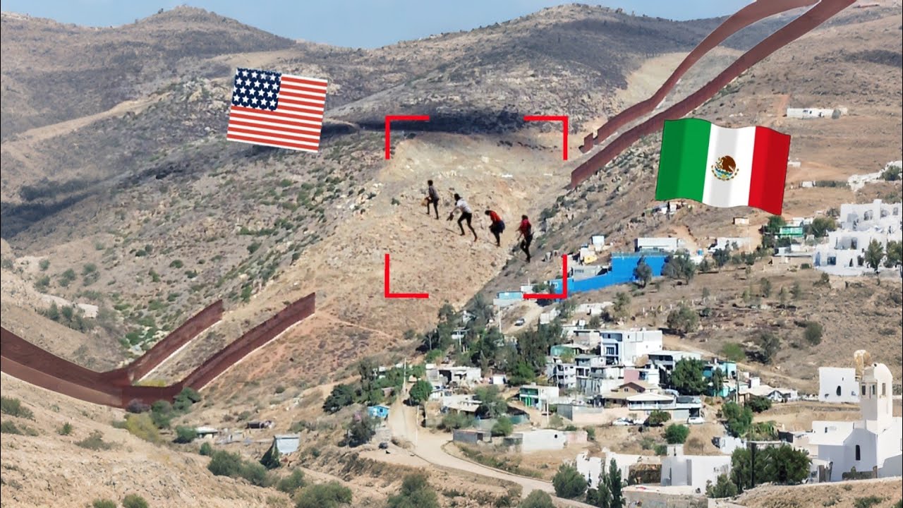 por AQUI CRUZAN la FRONTERA sin VISA