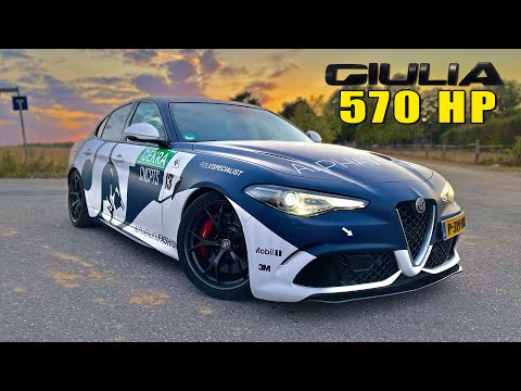 570HP Alfa Romeo Giulia Quadrifoglio | REVIEW on Autobahn