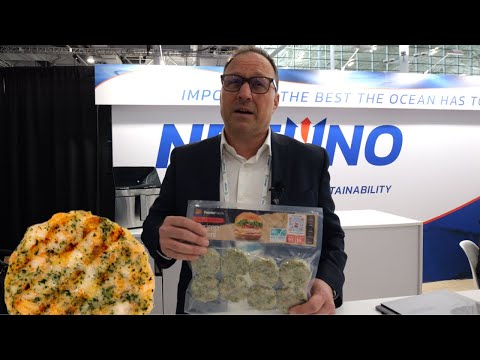 NETUNO's Garlic & Herb Shrimp Burger Sliders | Applications, Product Overview & Packaging