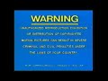 20th Century Fox Home Entertainment Warning Screen 1982 1987 Australia Early Version
