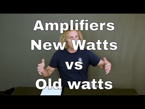 New Power Amplifier Watts vs Old Amp Watts & Power (Public)