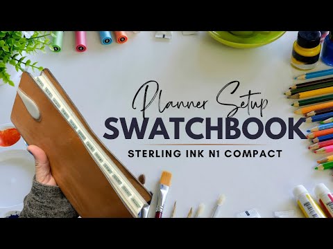 2024 Planner Setup: Ink Swatch Journal (Sterling Ink N1)