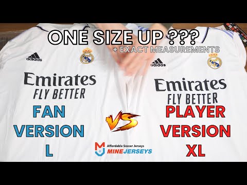 Minejersey.cn | 22-23 Real Madrid FAN VERSION vs PLAYER VERSION | 4K | Unboxing Review