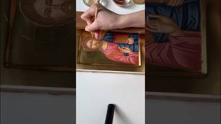 Процес написання ікони #icon #orthodox #icons #orthodoxchristian #iconography