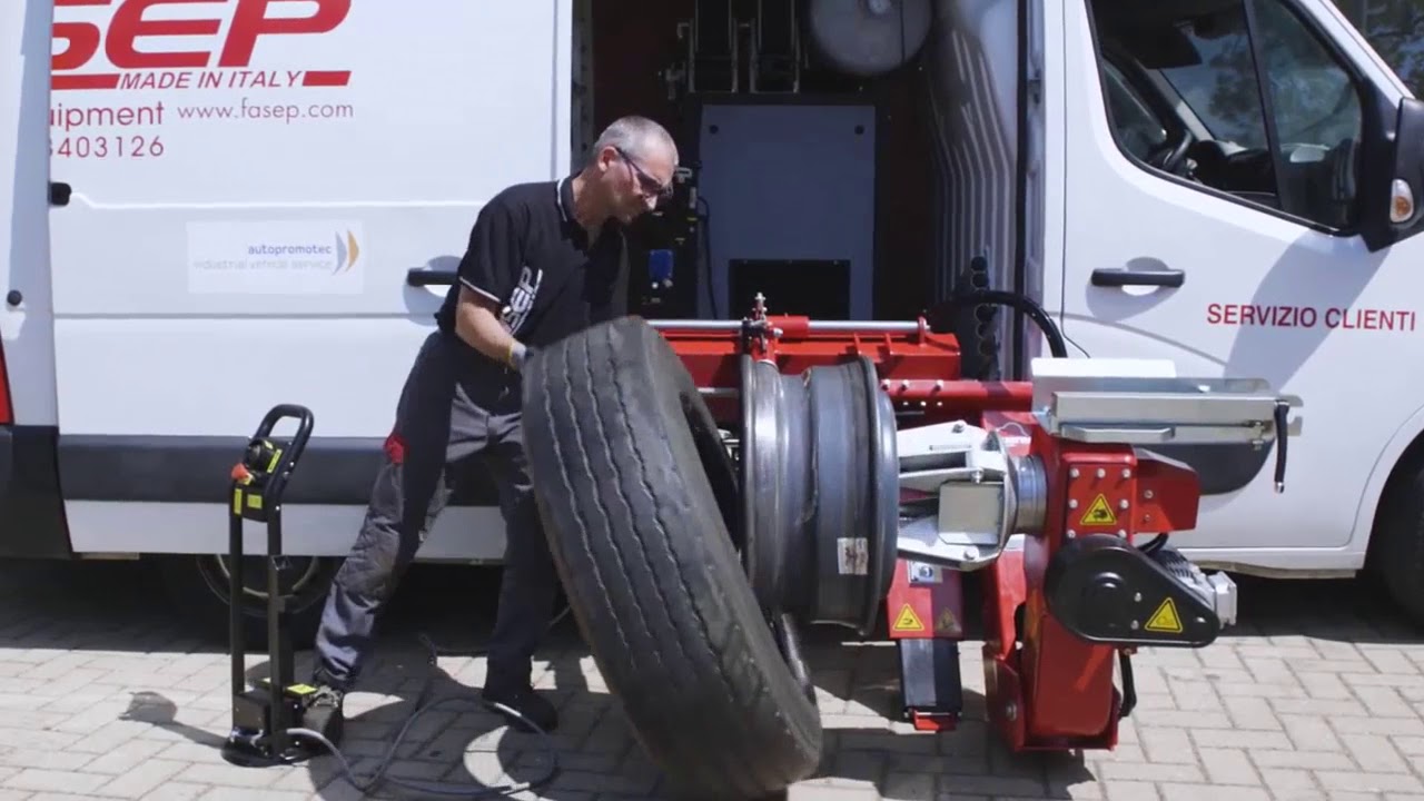 Unidad móvil para enllantaje de autos y camiones FASEP - PSG Automotriz Internacional