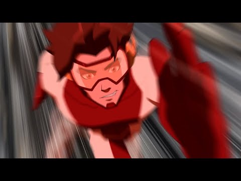 Impulse/Kid Flash (Bart Allen) Powers and Fight Scenes - Young Justice