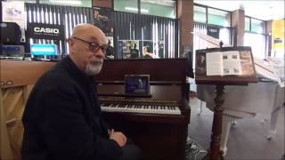Alex Steinbach Recital II ( JS125 SMD) 125cm Upright Piano - video 2
