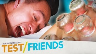People Try Fire Cupping Therapy • The Test Friends