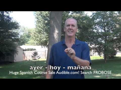 Spanish "Yesterday   Today   Tomorrow"