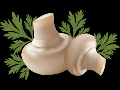 Mushrooms in the garden / Шампиньоны в огороде