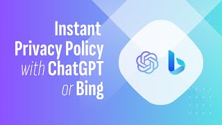 — Role Play - Generate Your Website's Privacy Policy with ChatGPT or Bing