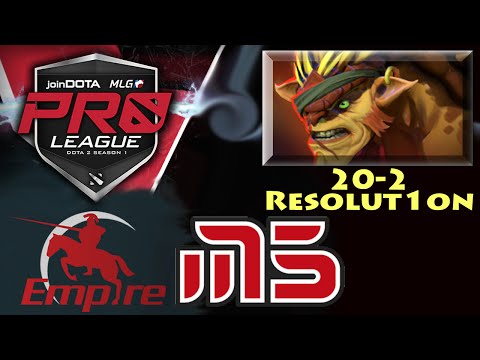 Team Empire vs. Moscow 5 - JoinDota MLG Pro League S1 - (Resolut1on)(Bristleback)