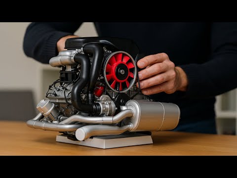 1/3 Scale Engine Assembly | Porsche 911 Model KIT | ASMR