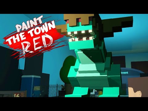 Paint The Town Red Gameplay Deutsch - Kranke Dino Gegner Map