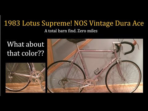Bicycle Collection Mancave: 84 Lotus Supreme build. Full vintage NOS Dura Ace!