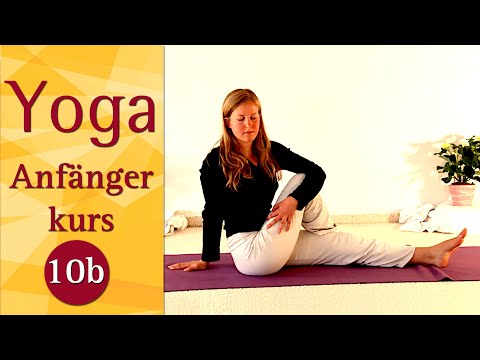 10B Yoga sanft: Schulter-/Nackenübung, einfache Variationen der Grundreihe - Yoga Vidya Anfängerkurs