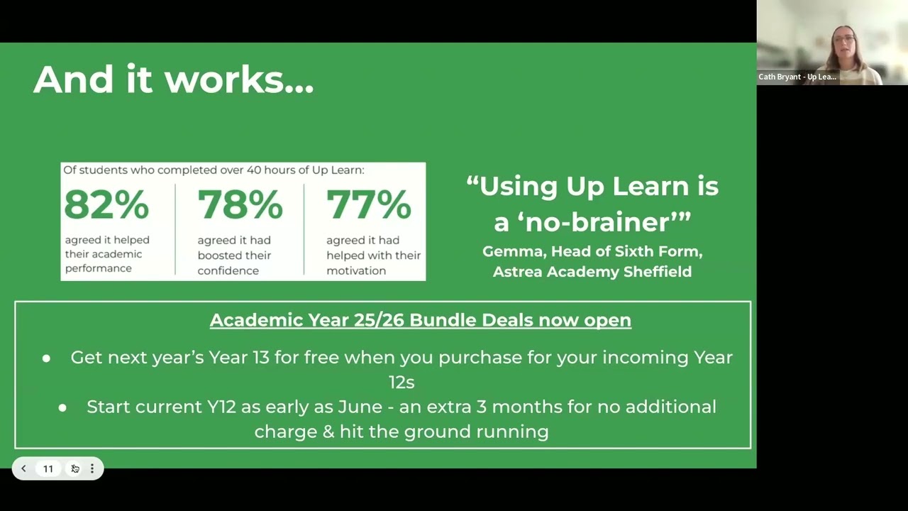 Net Sixth Form Briefing: How Up Learn Supports Students