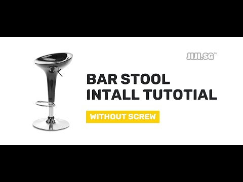 JIJI Bar Stool Install Tutorial (Without Screw) - Don Bar Stool