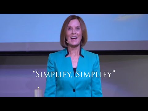 Message: “Simplify, Simplify.” Rev. Paula Mekdeci – December 27, 2020