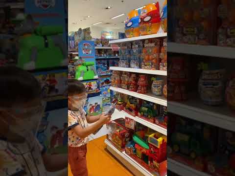 Buying Dinosaur Toys after almost 2 years! Finally, kids can buy toys inside the malls again!