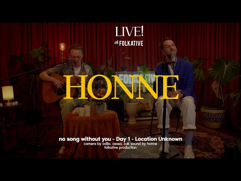 HONNE Acoustic Session | Live! at Folkative