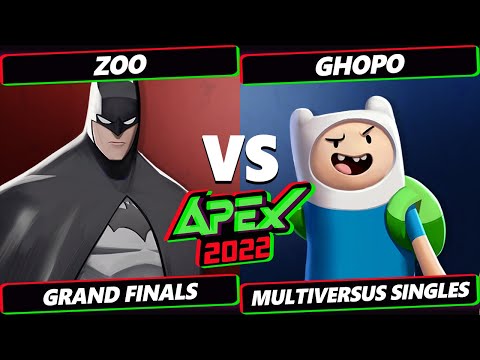 Apex 2022 GRAND FINALS - Zoo (Batman) Vs. Ghopo (Finn) Multiversus Tournament