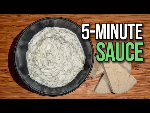 EASY TZATZIKI RECIPE - How to make Tzatziki at home