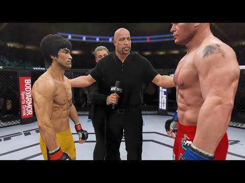 Bruce Lee vs. Brock Lesnar - EA Sports UFC 4 - Epic Final Fight 🔥🐲