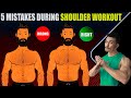 5 WORST MISTAKES You Do For SHOULDERS in The GYM |NEVER DO IT|