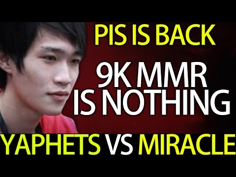 PIS vs Miracle 9000 MMR Doesn't Matter to Legend Dota