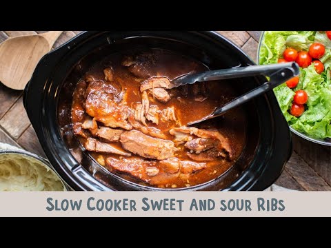 Slow Cooker Sweet and Sour Country Style Ribs