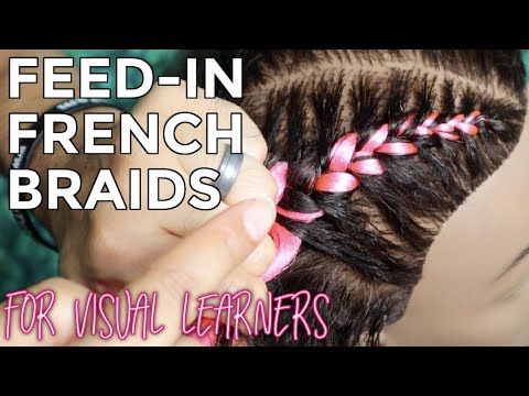 Feed In French Braids