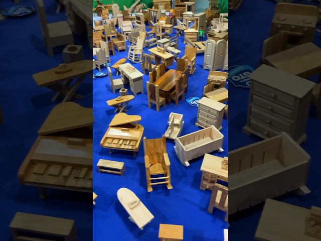 Vídeo relacionado con Colcolo Juego de Mesa y sillas para casa de muñecas a Escala 1/12, Accesorios en Miniatura