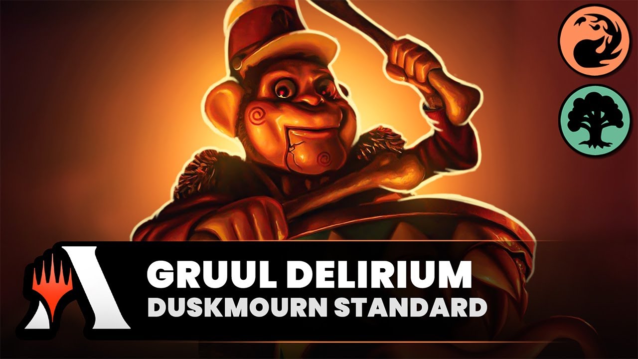 🔥🌳 MEU CARD FAVORITO DE DUSKMOURN! | GRUUL DELÍRIO no STANDARD! (Magic Arena)