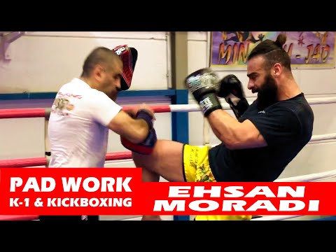 Ehsan Moradi K-1 Pad Work with Sifu Nihat Atamtürk